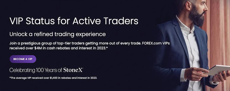 FOREX.com Enhances VIP Program for Active Traders with Exclusive Benefits and 5% APY Interest Rate